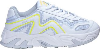 Msgm Vortex Trainer - Heren - Sneakers - Wit - 45 EU - Leer - Schoenen