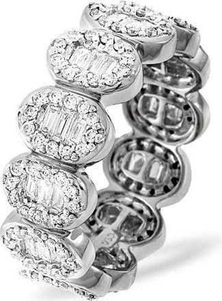 The Diamond Store Eternity Ring Sophie 18K White Gold Diamond 1.50ct G/Vs