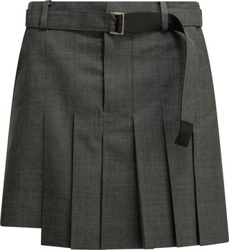 sacai Shorts Formali Sacai Realizzati In Misto Lana