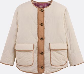 La Redoute Collections Omkeerbaar gewatteerd jasje, effen/geruit