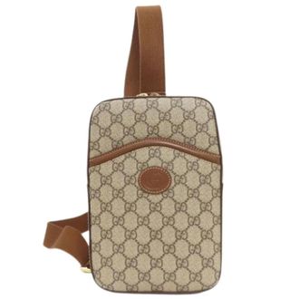 Gucci Pre-owned Cross Body Bags, unisex, Brown, Size: ONE SIZE Pre-owned Vintage Cross Body Bag
