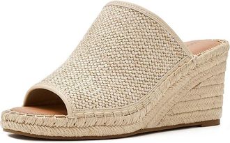 Lucky Brand Cabriah Woven Espadrille Wedge Sandal Womens Sandals Stucco/Stucc : 9.5 B - Medium, Textile