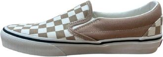 Vans Geruite Instap Schoenen - Dames - Sneakers - Beige - 44 1/2 EU - Schoenen