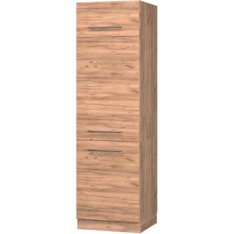 Vicco Armadio frigorifero Fame-Line, Quercia dorata, 60 cm, Vicco