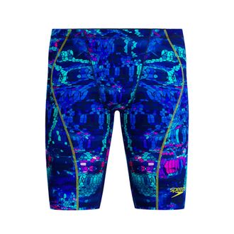 Speedo Fastskin Hyperspark Mosaic-jammerbroek voor heren (Blauw/roze)