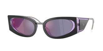 Diesel DL2014U 20452S Mens Sunglasses Purple Size 54
