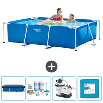Intex Piscina Con Estructura Rectangular - 220x150x60 Cm - 5-piezas Scb60