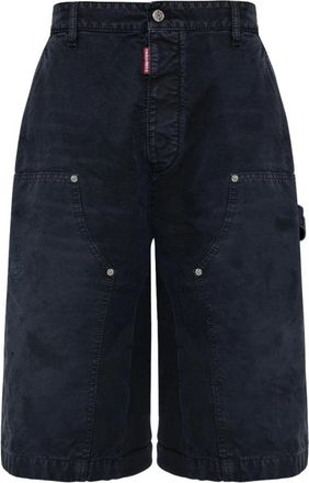 Dsquared2 Cargo Shorts - Heren - Korte broeken - Zwart - Maat: S Katoen