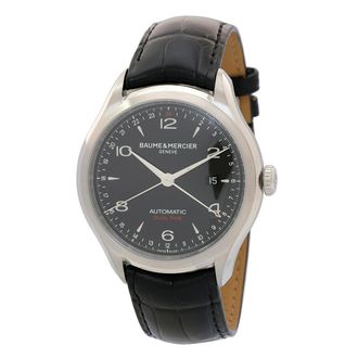 Baume & Mercier Pre-owned Baume et Mercier Clifton GMT Automatic Black Dial Mens Watch M0A10302