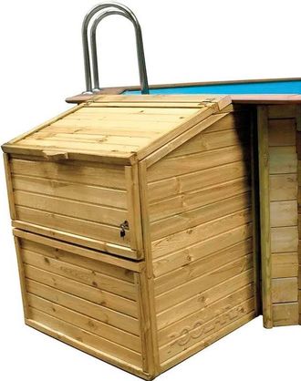 Sunbay Local Tecnico Gre Piscina De Madera - Altura 146cm