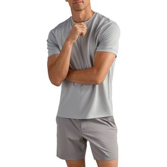 Rhone Waffle Tech Crew T-Shirt in Sage Gray at Nordstrom, Size Xx-Large