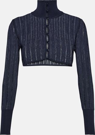 Alaia Crinoline cropped cardigan