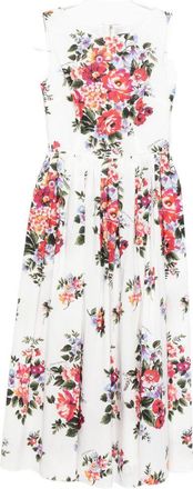 Dolce & Gabbana Flower Print Long Dress