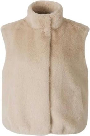 Herno Gilet in pelliccia Chantilly - - Jackets - Donna - Beige - S