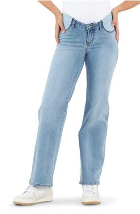 Ripe Kyle Wide Leg Under Tummy Maternity Jean in Light Blue at Nordstrom, Size X-Small