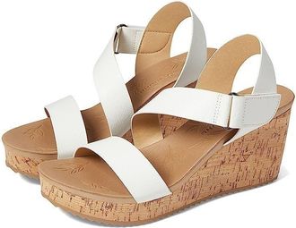 Chinese Laundry CL By Laundry Kingly Sandals Womens White Round Toe Wedge Heel JOBB578