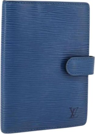 Louis Vuitton Pre-owned Day Planner Cover - - Pre-owned - Donna - Blu - ONE SIZE