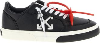 Off-white Sneakers, male, Black, 11 UK, New Low Vulcanized Leather Trainers