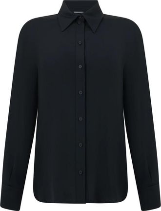 Alberta Ferretti Lange mouwen shirt - Dames - Overhemden - Zwart - XS - Overhemden