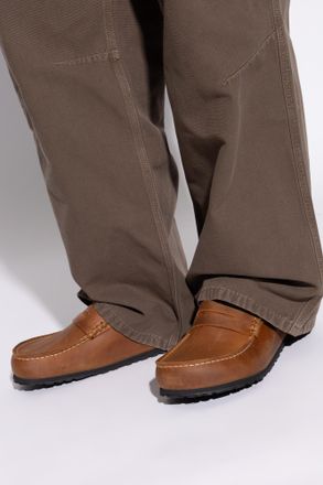 Birkenstock Naples Wrapped Shoes, Mens, Brown