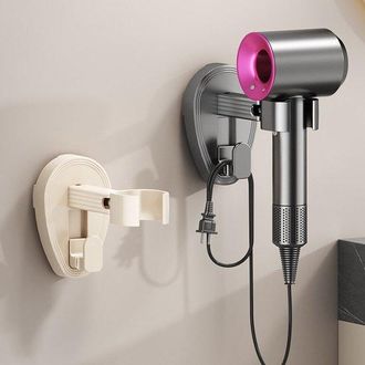 No Brand Soporte Para Secador De Pelo (2 Unidades), Soporte Para Secador De Pelo Sin Taladrar, Soporte De Pared Para Secador De Pelo, Soporte Con Ventosa Para 
