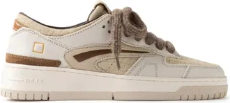 D.A.T.E. D.a.t.e., Schoenen, Dames, Beige, 37 EU, Leer, Torneo Sneaker