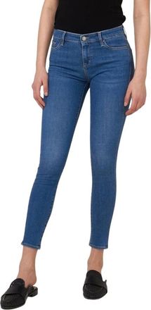 Gas Cropped Jeans - Dames - Cropped Jeans - Blauw - W25 - Katoen - Jeans