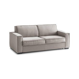 Dmora Sofa Cama Dmarull, Sof&aacute; De 2 Plazas, 100% Made In Italy, Sof&aacute; De Sal&oacute;n Con Apertura Giratoria, En Tela Acolchada, Con Reposabrazos Delgados, Cm 160x95