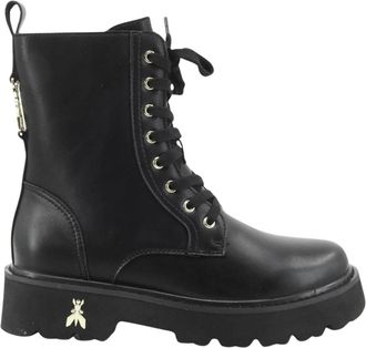 Patrizia Pepe Lace-up Boots - Dames - Veterlaarzen - Zwart - 41 EU - Leer - Schoenen