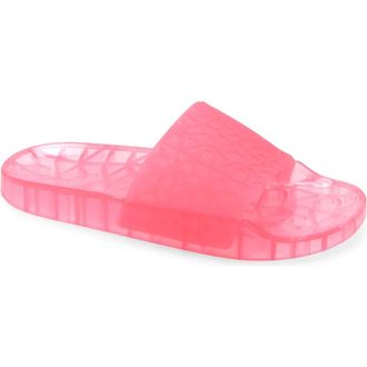 DKNY Tinzli Jelly Slide Sandal in Fuchsia at Nordstrom Rack, Size 10