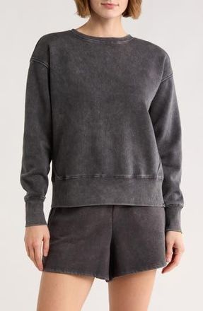 Marika Marin Fleece Sweatshirt in Phantom at Nordstrom Rack, Size X-Large