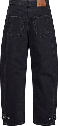 Isabel Marant Womens Jeans Leya Black Cotton
