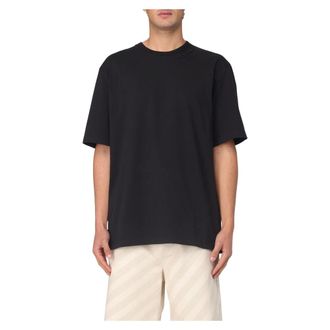 Marni T-Shirts, male, Black, Size: M Casual Cotton T-Shirt for Men