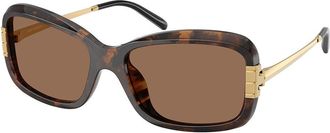 Tory Burch TY9077U 199273 Womens Sunglasses Tortoiseshell Size 56