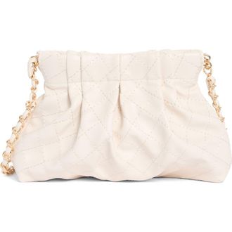 Urban Expression Quilted Crossbody Bag in Cream at Nordstrom Rack