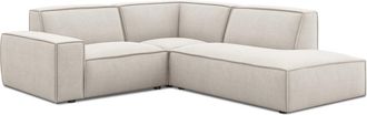 Castlery Customized Ivory Performance Right-Facing Side Chaise Sectional Sofa by Jonathan, Castlery, White