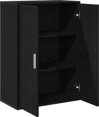 vidaXL Sideboard Black Oak 60x31x84 cm Engineered Wood Vidaxl