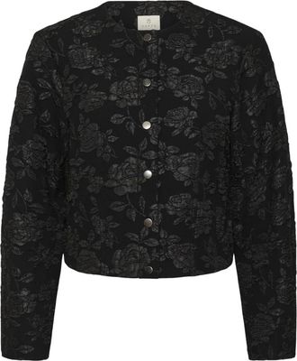 Kaffe Corbina Jas - Dames - Zomerjassen - Zwart - L - Polyester - Jassen