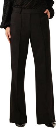 Nukus Jill Pants Suedine - Dames - Wijde Broeken - Zwart - XL - Polyester - Broeken