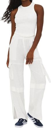 Beach Riot Gianna Pant In White