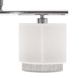 Fabrilamp Fabrilamp - Lampara Kenya 2xe14 Blanca/gris
