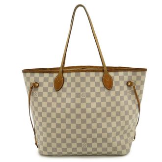 Louis Vuitton Black Damier Azur Galle Ivory Damier Azur Shoulder Bag Tote Bag (Pre-Owned)
