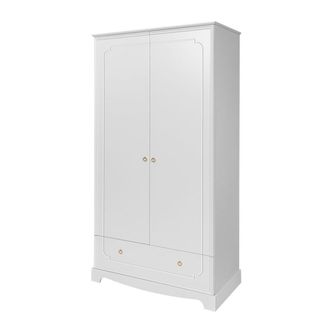 OEM Armoire 2 Portes 1 Tiroir Bellamy Royal - Blanc