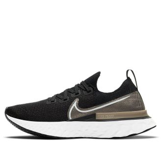 Nike (WMNS) Nike React Infinity Run Flyknit Premium Black Metallic Gold Silk CZ2861-001