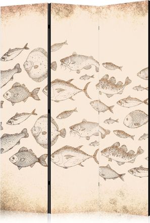 Artgeist Separador De Ambiente Artgeist 135 Cm X 172 Cm Plegable Vintage