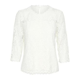 Cream Blusa in Pizzo Bianco - - Blouses & Shirts - Donna - Bianco - 2XL