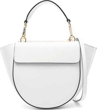 Wandler Hortensia kleine crossbodytas - Wit