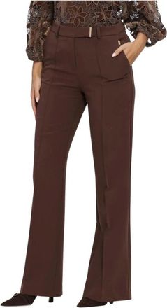 Aaiko Broeken, Dames, Bruin, XL, Leer, Dames Broeken Chantalle Rpes 345
