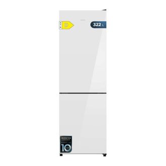 Cecotec Cecotec Frigor&iacute;fico Combi 322l Bolero Coolmarket Combi 322i White Glass D. 185,5cm De Alto, 59,5cm De Ancho