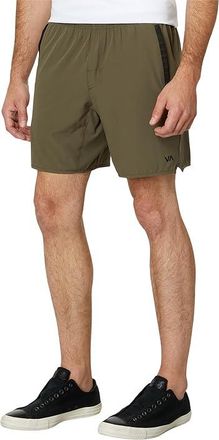 Rvca Yogger Stretch Shorts Mens Shorts Olive : XL 7, Polyester/Elastane